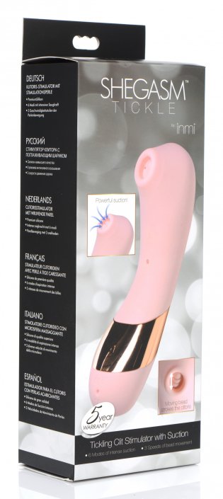 Shegasm Tickle - Tickling Stimulator with Suction