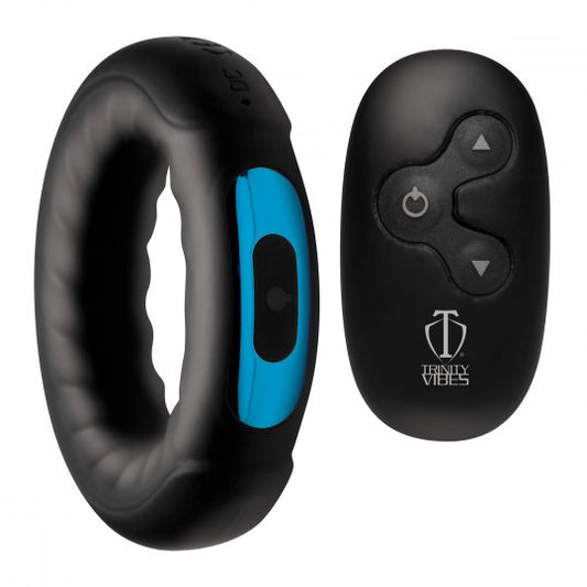 Remote Control 7x Silicone Cock & Ball Ring